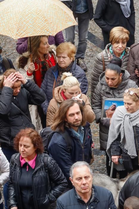 Emotivo minuto de silencio en Gijón por Paz Fernández