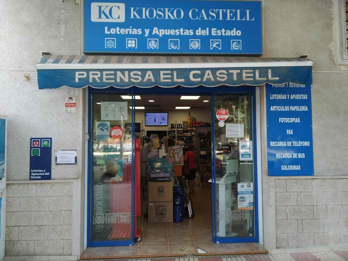 Receptor de Loterías y Apuestas de Estado que ha vendido uno de los boletos agraciados