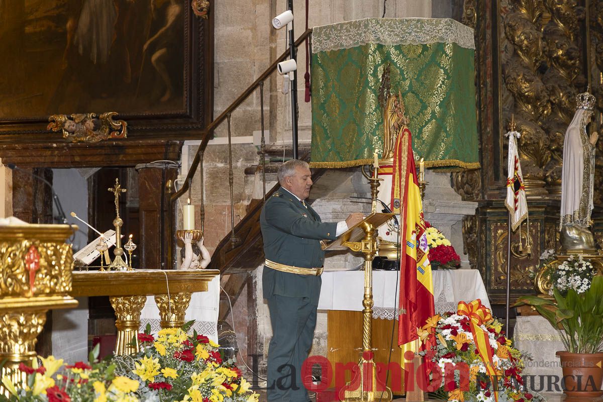 Así se ha vivido el día de la patrona de la Guardia Civil en Caravaca