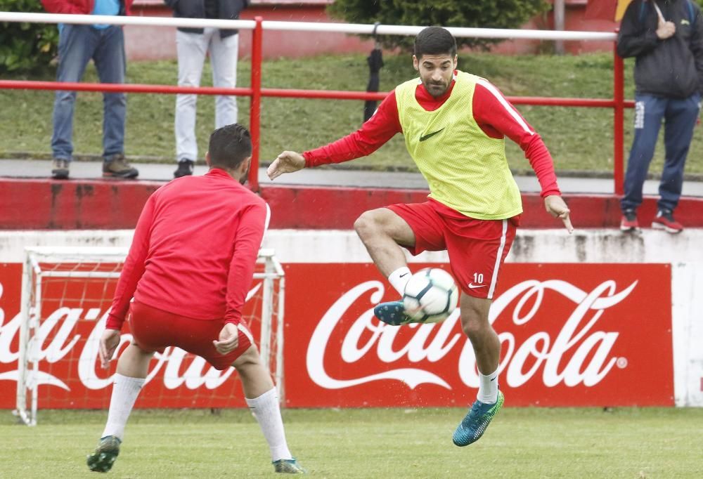 Entrenamiento del Sporting