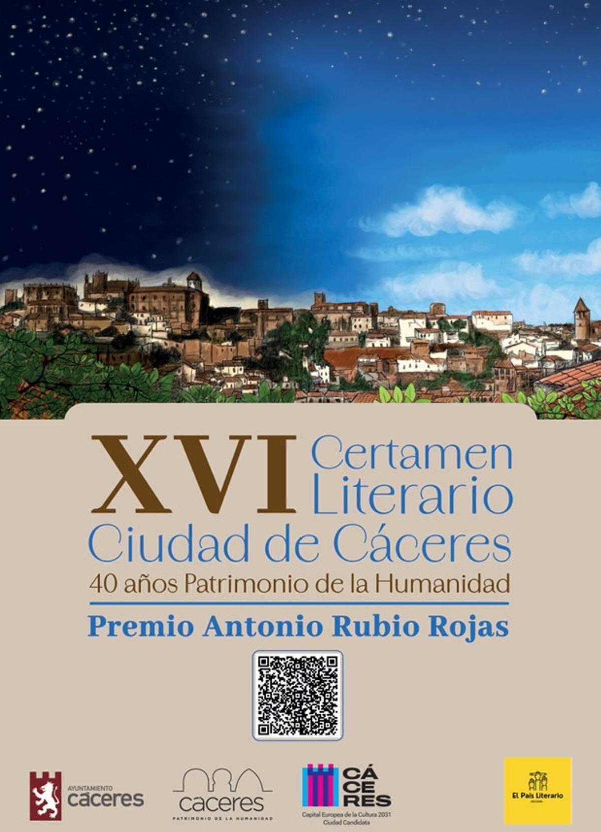 Cartel del certamen literario.