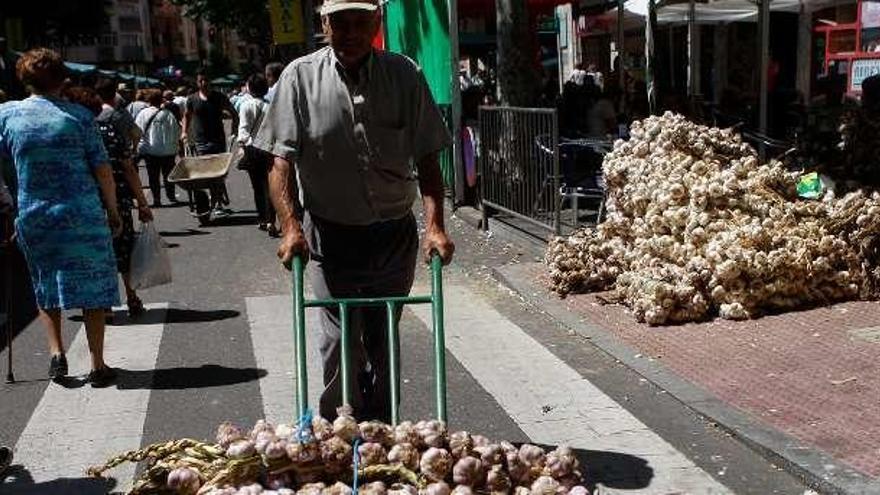 Feria del Ajo, en la pasada edición de San Pedro.