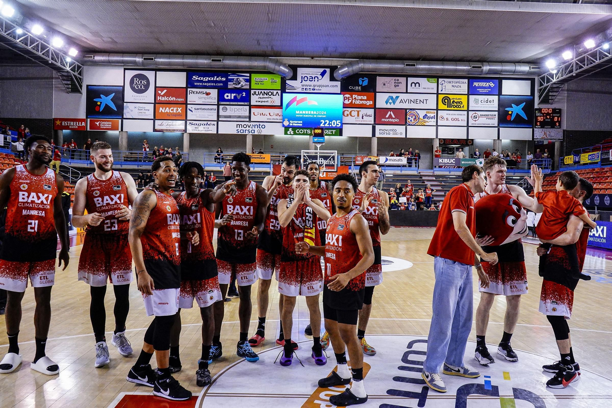 MANRESA . BASQUET ACB . LLIGA ENDESA . BAXI MANRESA VS BILBAO BASKET . PAVELLÓ EL NOU CONGOST