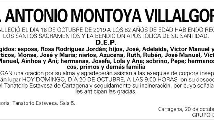 D. Antonio Montoya Villalgordo