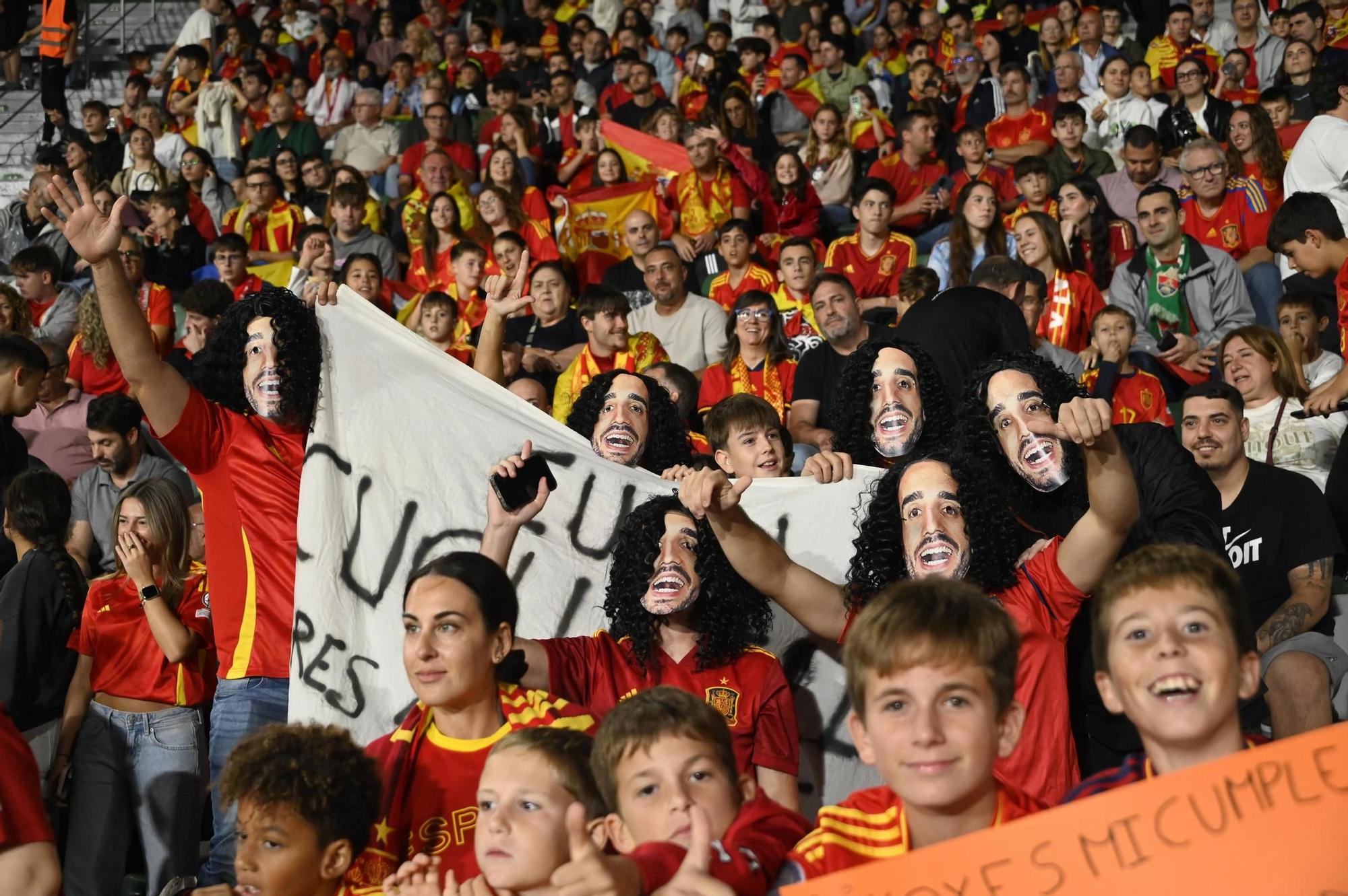 España - Georgia, en imágenes