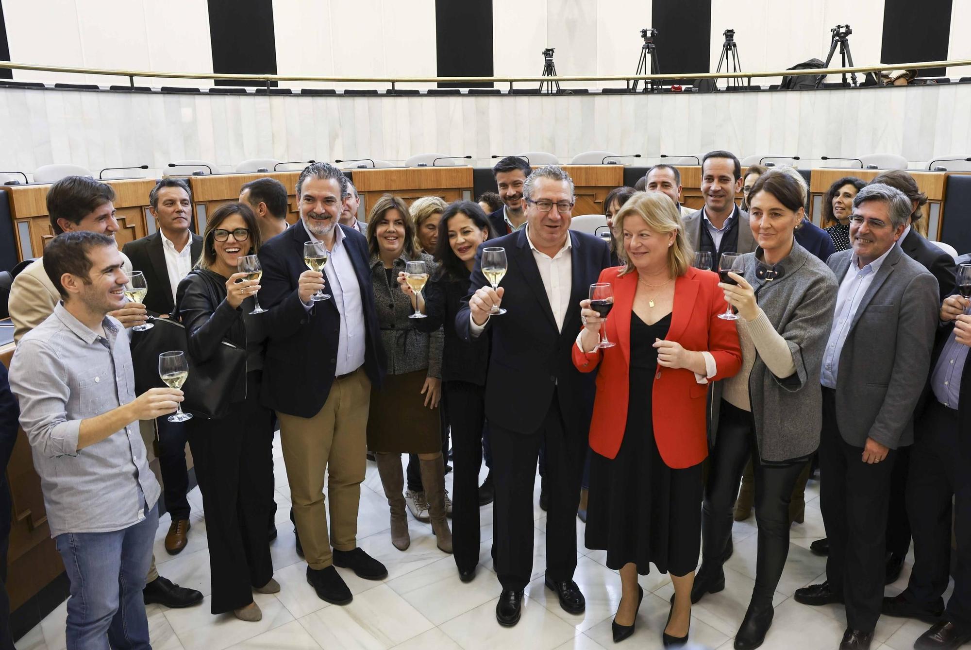 Brindis navideño de la Diputación de Alicante