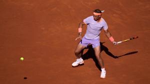 Nadal en su debut en el Barcelona Open ante Cobolli