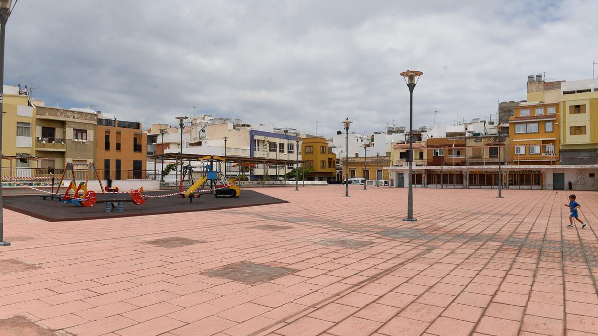 Foto de archivo de la Plaza del Pueblo, en La Isleta.