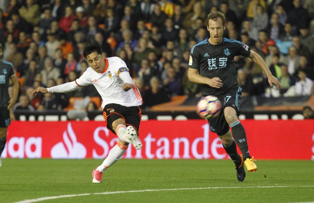 Valencia - Real Sociedad, en imágenes