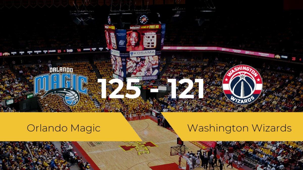 Orlando Magic logra vencer a Washington Wizards en el Amway Center (125-121)