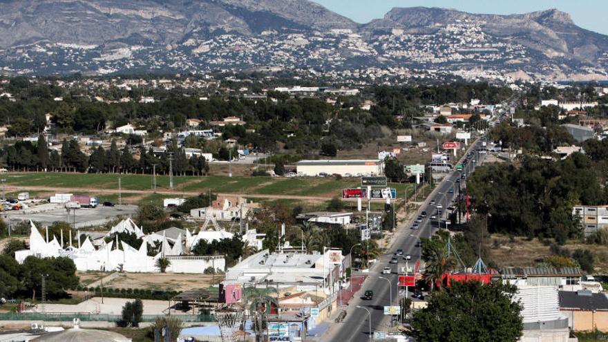 Vista del entorno donde irá el vial Discotecas