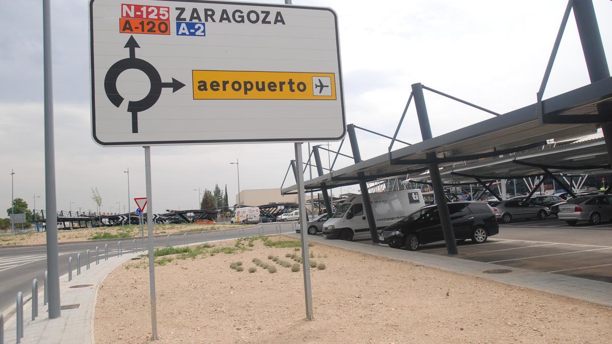 La N-125 en Zaragoza conecta el aeropuerto con la autovía A-2.