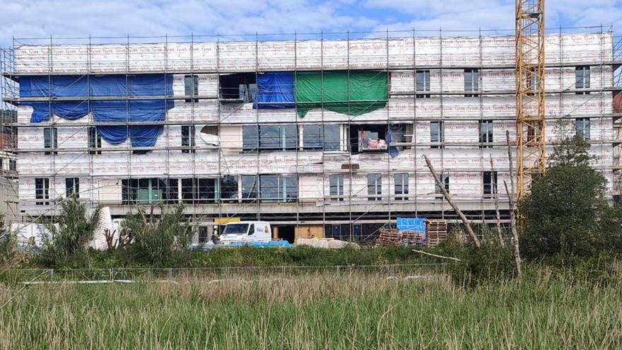 Las obras de la infraestructura en Sisalde.