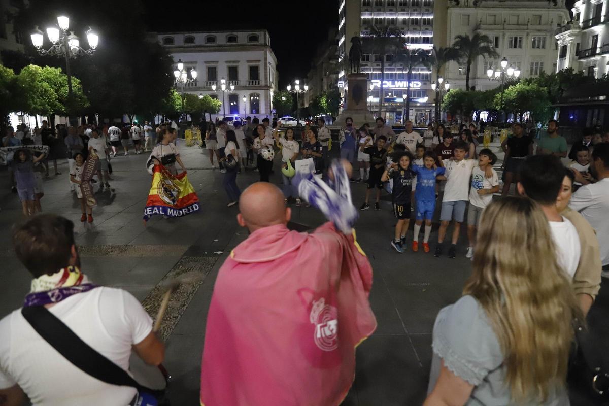 La celebración del título de Champions del Real Madrid en Córdoba, en imágenes