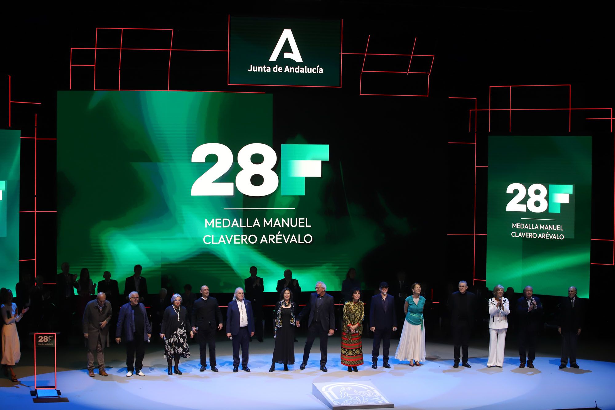 La gala del 28-F y la entrega de Medallas de Andalucía 2024, en imágenes