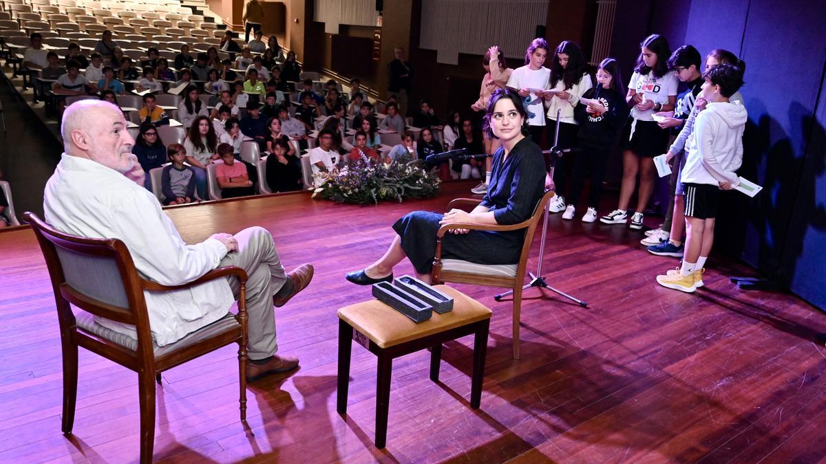 Cora Velasco, en el acto del Sánchez Cantón