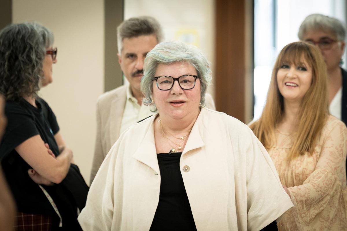 Dolores Vázquez, esta semana tras recibir el reconocimiento de Igualdad.