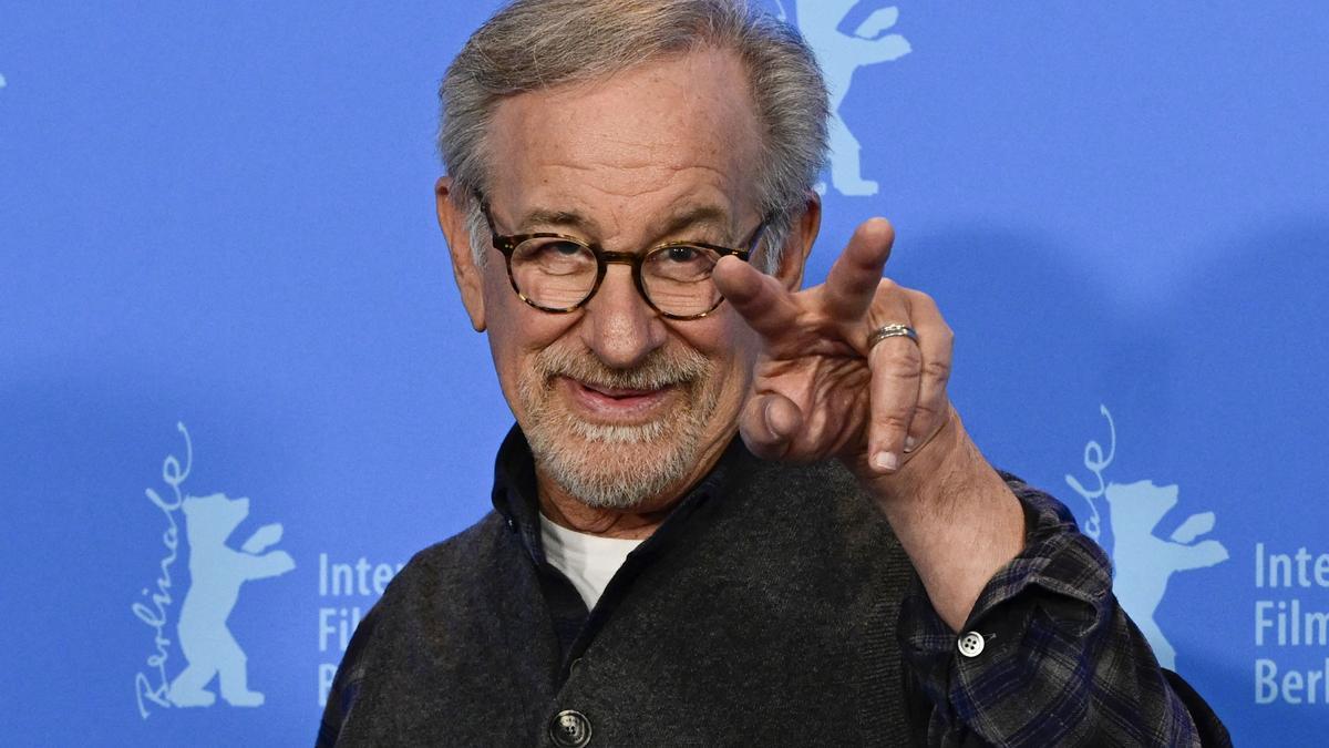 Spielberg en la Berlinale, donde ha sido homenajeado.