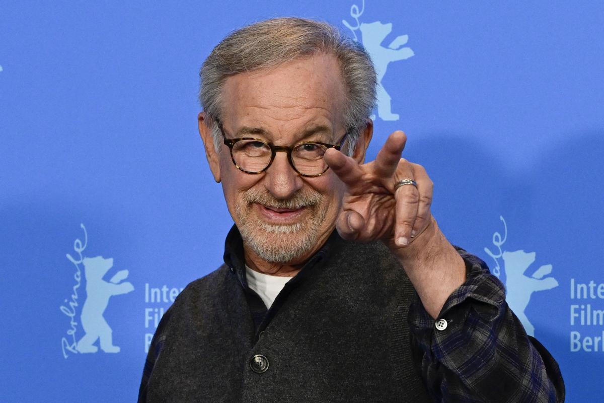 Spielberg en la Berlinale, donde ha sido homenajeado. 