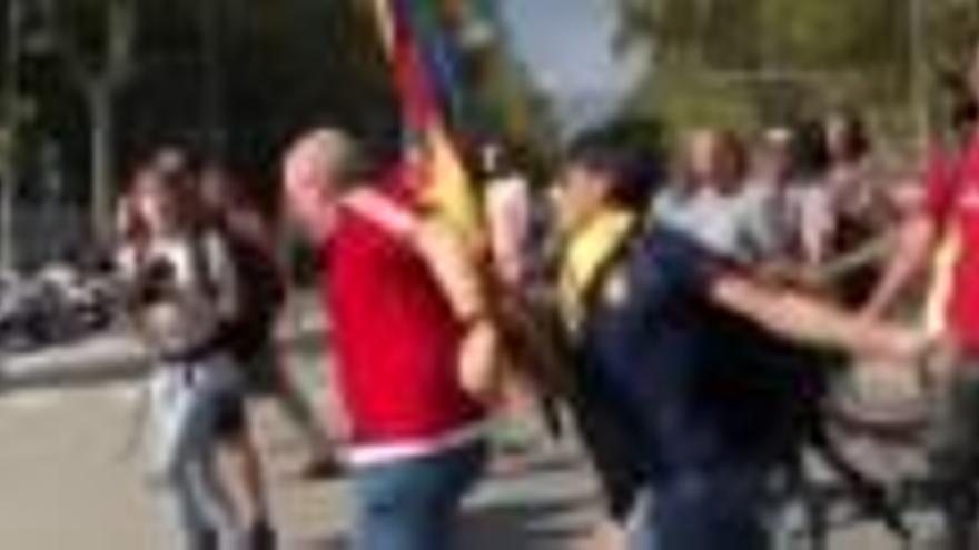 Llibertat amb càrrecs per l&#039;independentista que va agredir un policia a Barcelona
