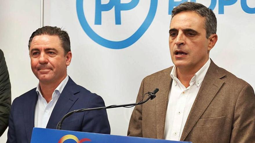 Marí Bosó y Miquel Jerez, portavoces de Presupuestos y Constitucional del PP en las Cortes