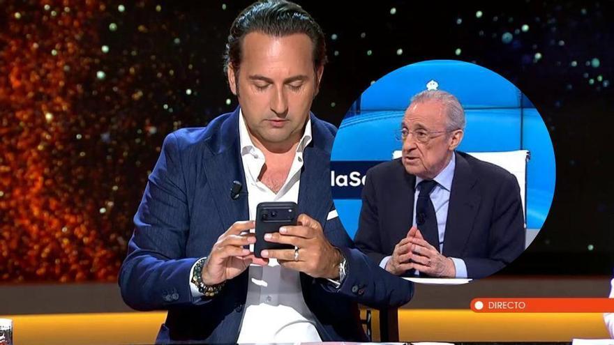 Iker Jiménez contrataca y anuncia una entrevista a Florentino Pérez tras la visita de Riquelme a 'El Hormiguero'