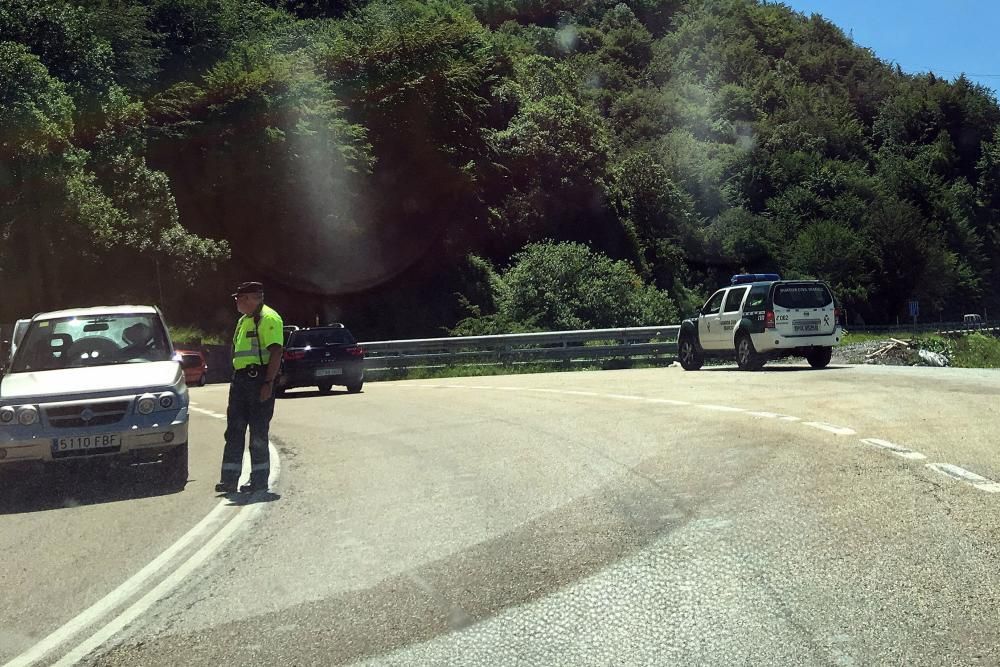 Retenciones de vehículos en el puerto de Pajares