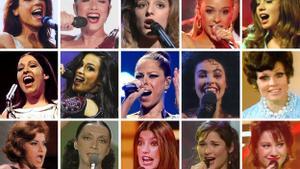 Rosa, Beth, Pastora, Massiel... Las propuestas femeninas de España en Eurovisión suelen quedar mejor que las masculinas.