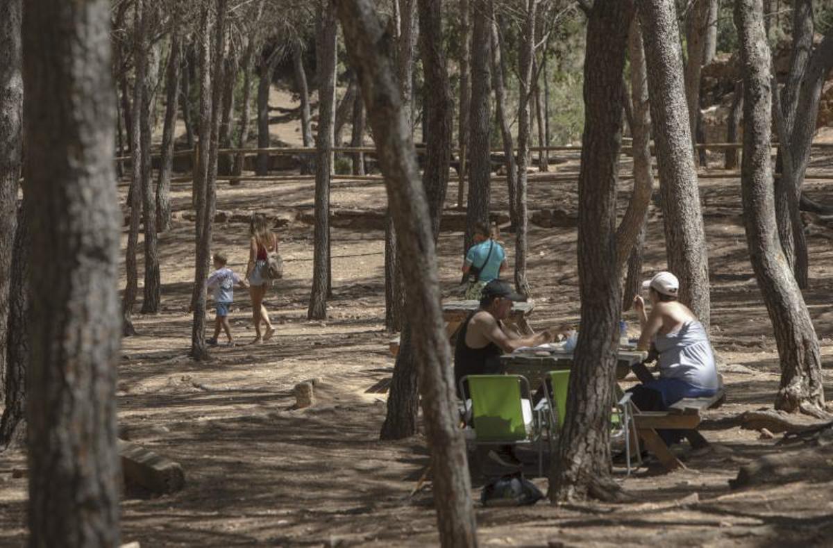Sant Esperit en Gilet, área recreativa en la Calderona
