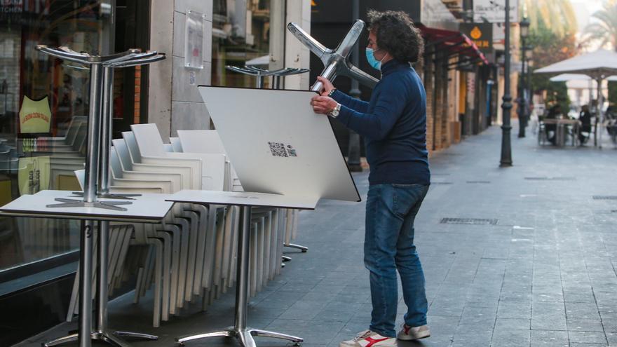 El cierre de la hostelería y las nuevas restricciones abocan al ERTE a 40.000 empleados en Alicante