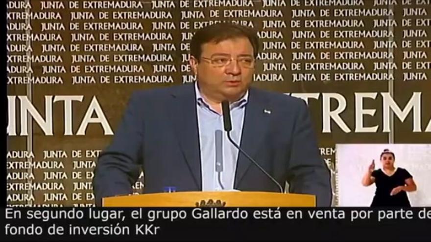 Vara asegura que la Junta está dispuesta a capitalizar la deuda de Gallardo