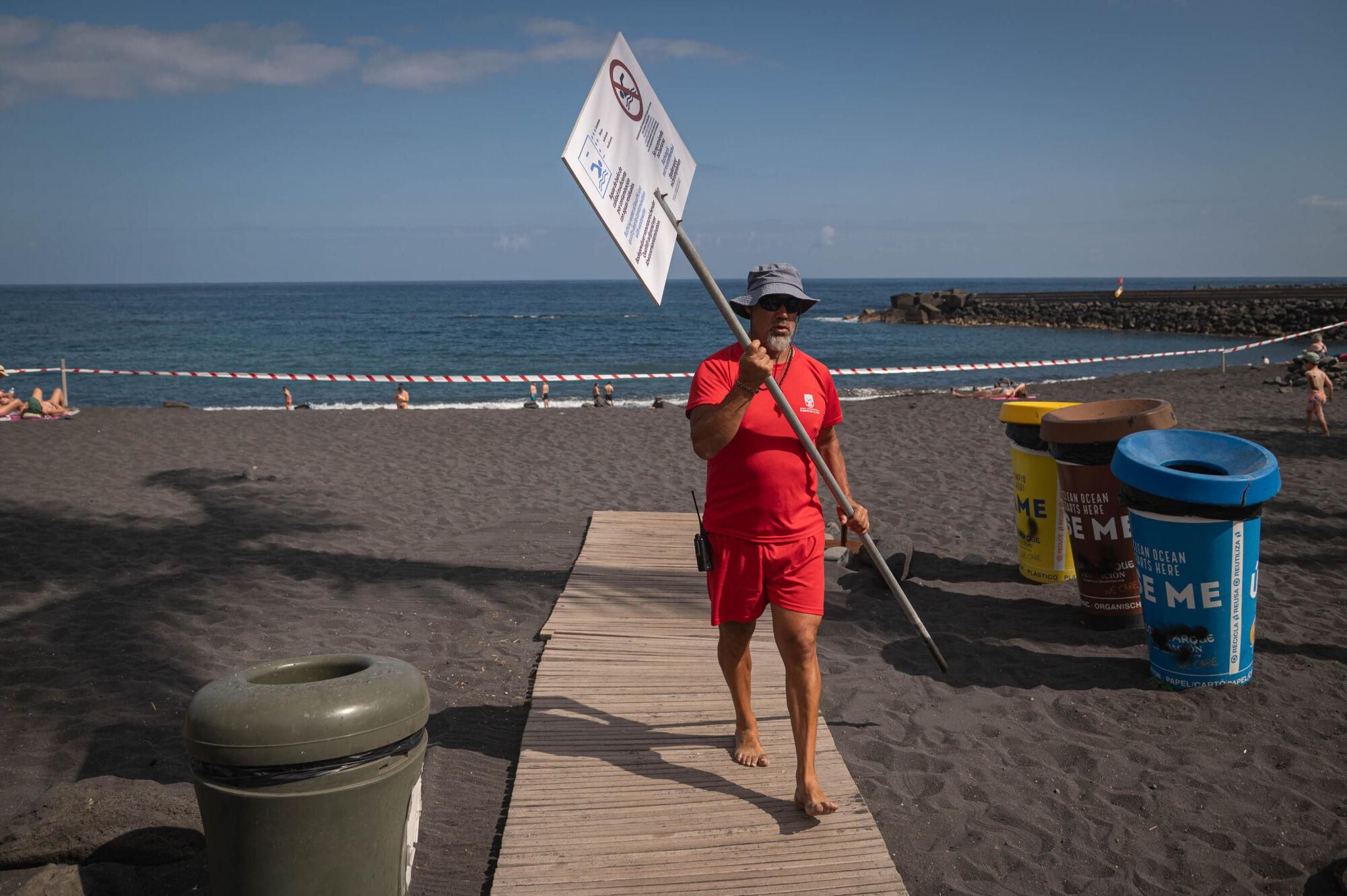 Reapertura de Playa Jardín tras un año cerrada por la mala calidad del agua. 