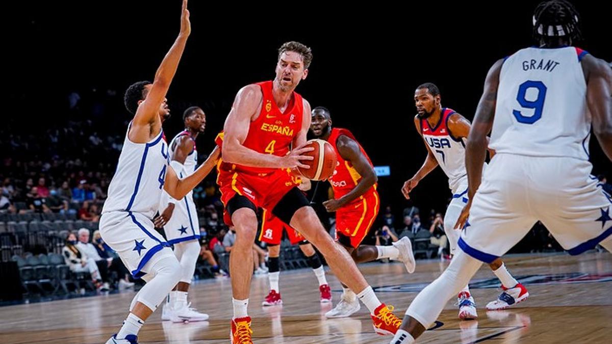 Pau Gasol quiere seguir haciendo historia con España en los Juegos Olímpicos