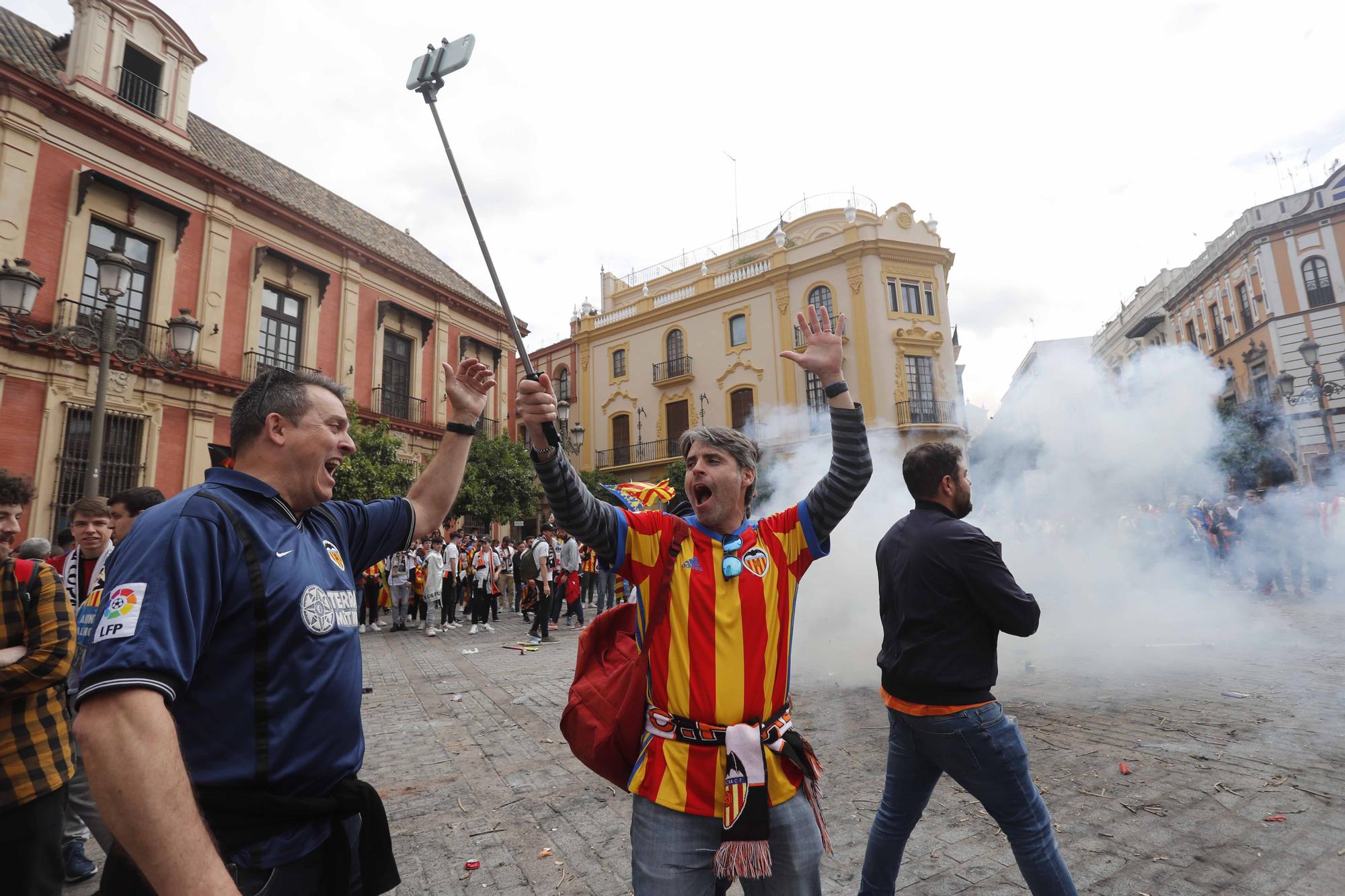 El valencianismo toma Sevilla: así está la ciudad