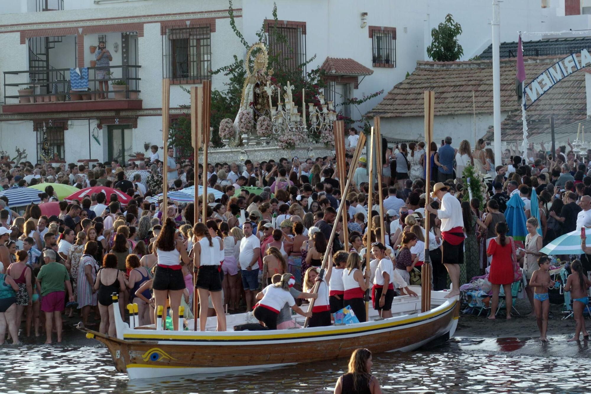 Procesión de la Virgen del Carmen de la barriada de Pedregalejo