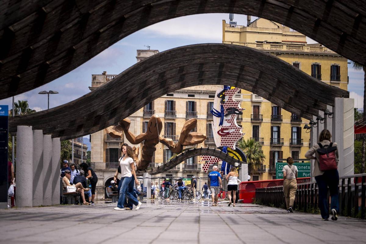 El Moll de la Fusta de Barcelona rehabilitarà les seves cinc pèrgoles per acollir usos ciutadans, jocs i un únic bar