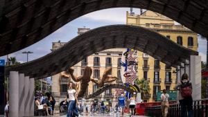 El Moll de la Fusta de Barcelona rehabilitarà les seves cinc pèrgoles per acollir usos ciutadans, jocs i un únic bar