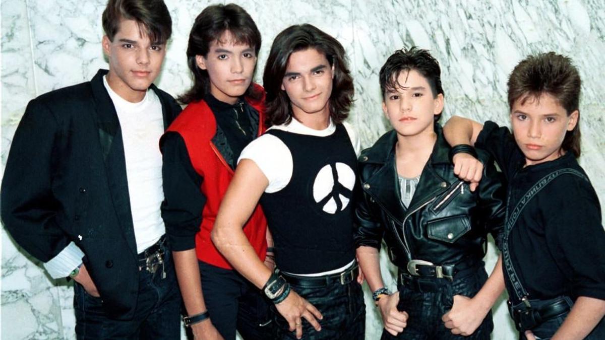 Ricky Martin de joven con su grupo, Menudo