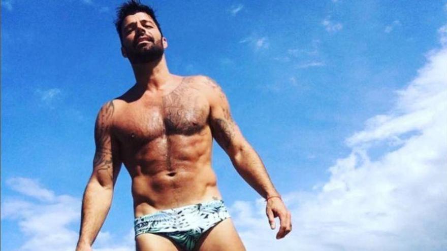 Ricky Martin presume de cuerpo fibrado