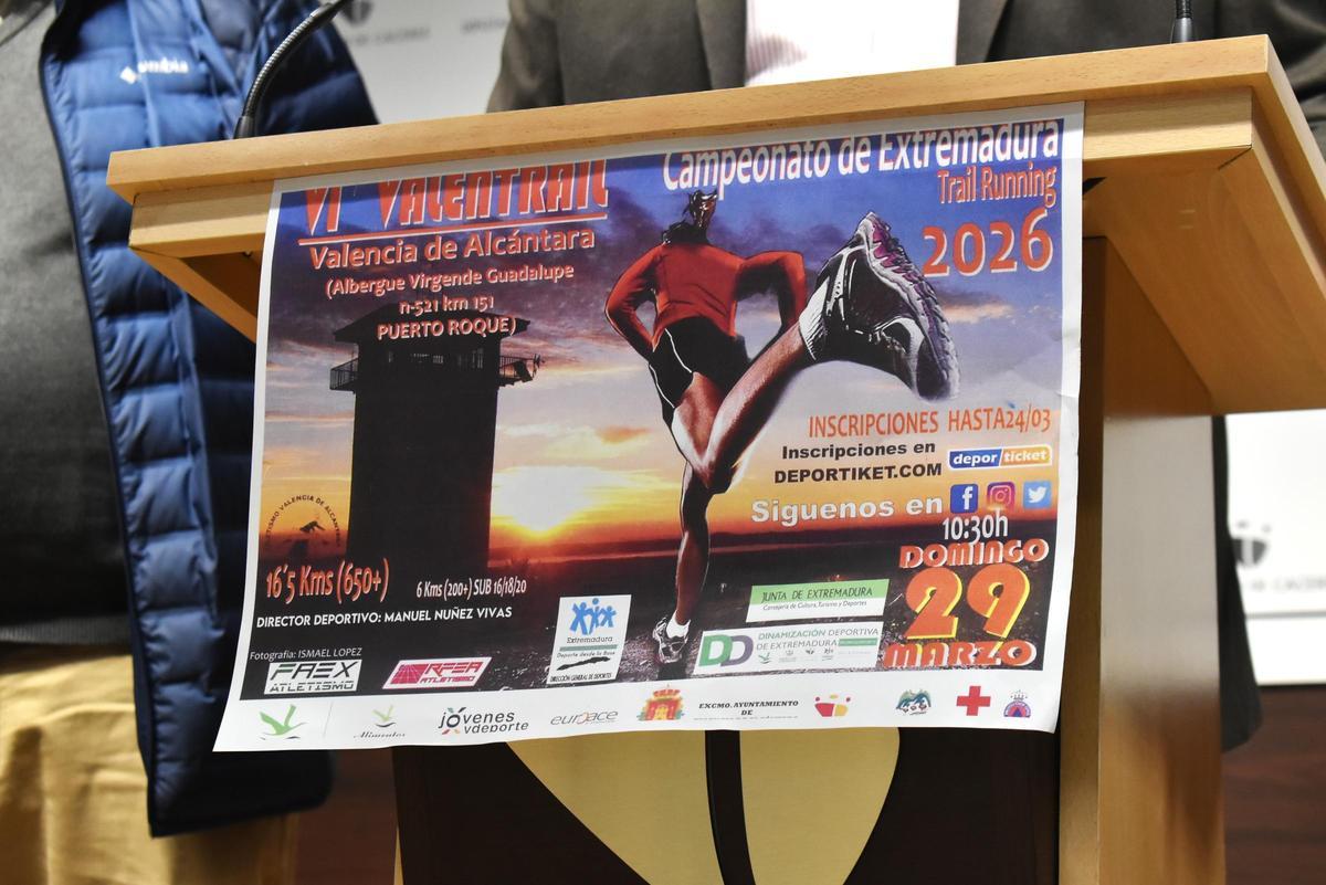 Cartel del campeonato de running.