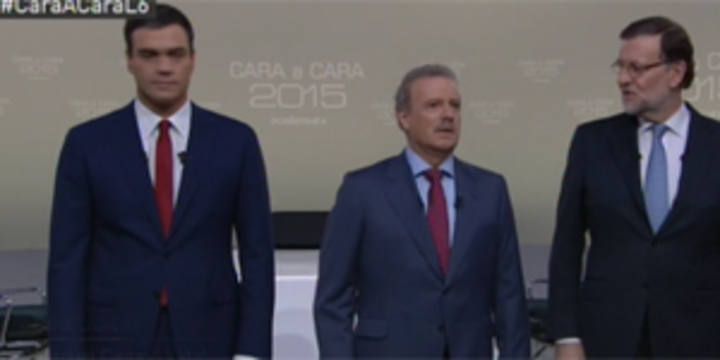 Cara a cara entre Mariano Rajoy y Pedro Sánchez