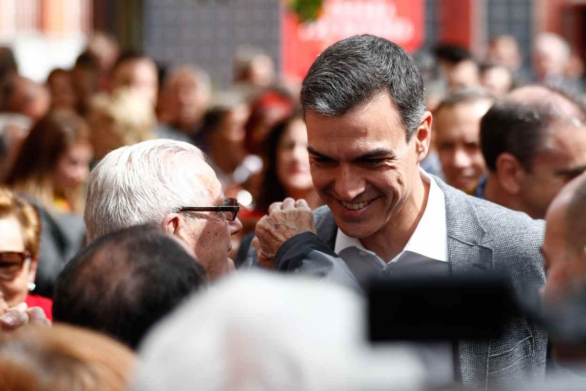 El presidente del Gobierno en funciones, Pedro Sánchez.