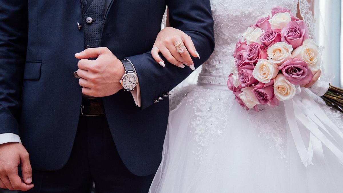 Imagen de archivo de una boda