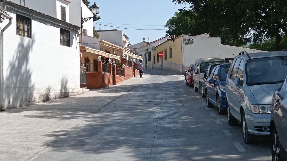 Aspecto que presenta la calle Belén de Cabra.