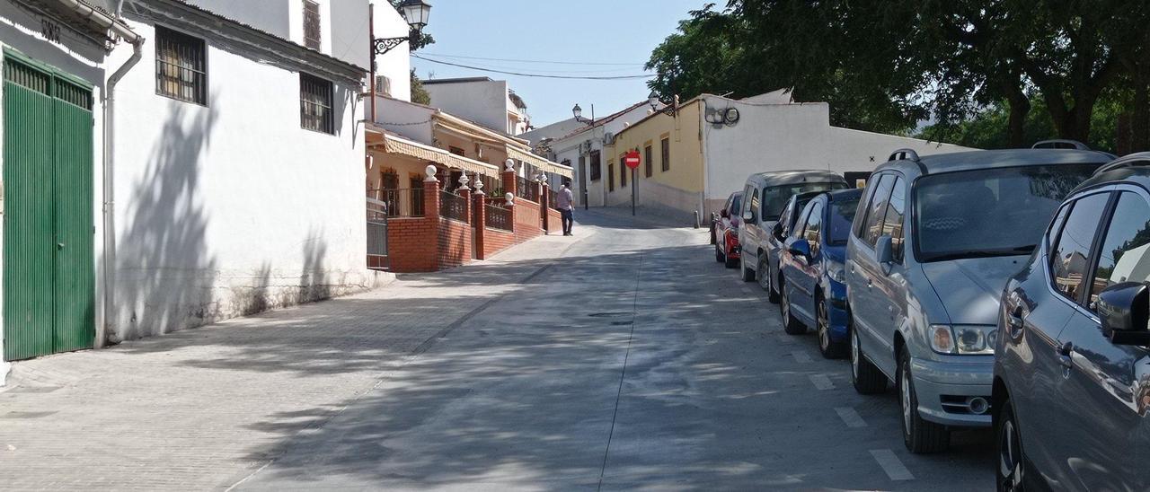 Aspecto que presenta la calle Belén de Cabra.