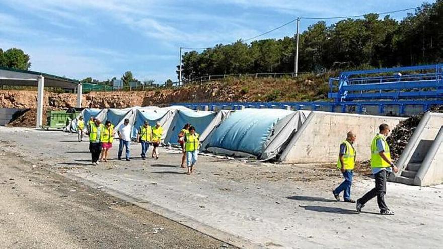 Visita a les instal·lacions del Centre de Tractament de Residus