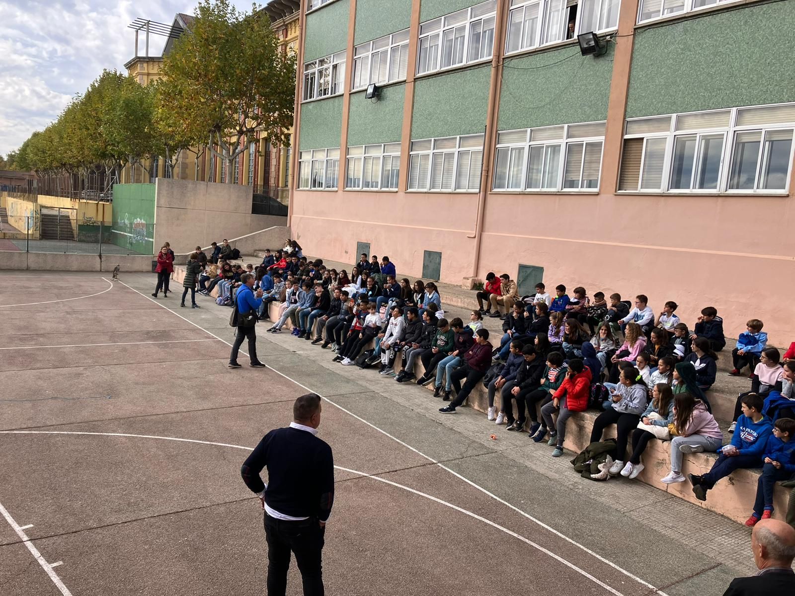 Cetrería en el IES María de Molina