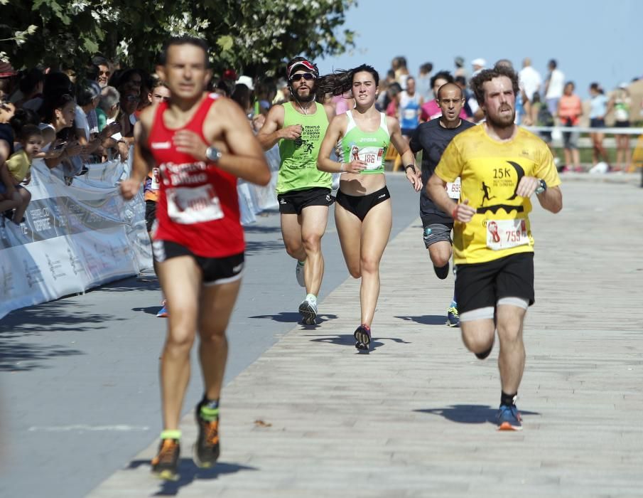 10 kilómetros de recorrido en una jornada en la que las Rías Baixas ha superado los 30 grados. Ryan Waddington se ha proclamado vencedor de la prueba al finalizar el recorrido en 31,54