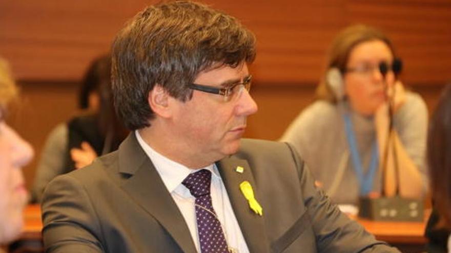 Puigdemont, aquest dilluns a Ginebra.