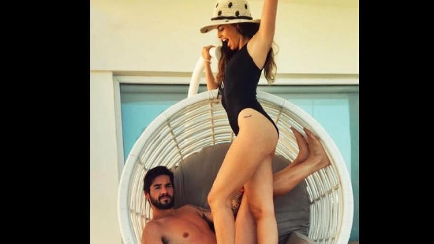 Sara Sálamo e Isco Alarcón, de vacaciones